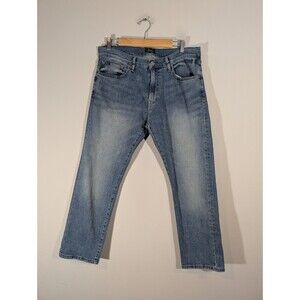 Polo Ralph Lauren Jeans Men Sz 34 The Hampton Relaxed Straight Blue Denim Pants